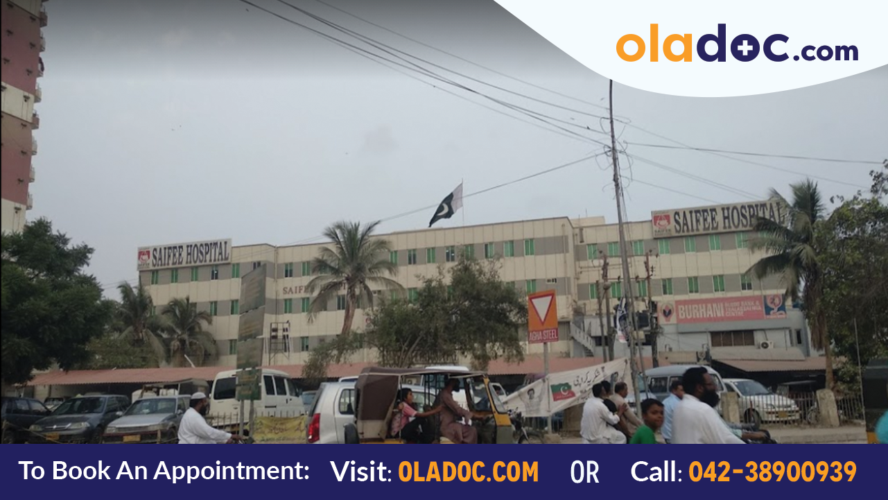 Front View of Saifee Hospital Karachi